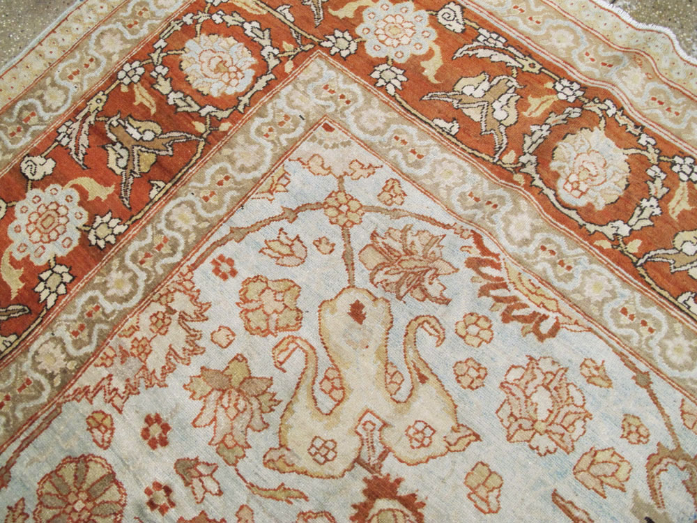 Antique Persian Tabriz Carpet, No.18670 - Galerie Shabab