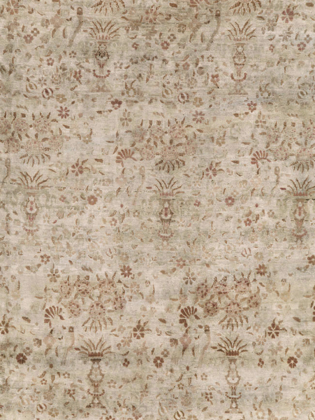 Antique Persian Lavar Kerman Carpet, No.18672 - Galerie Shabab