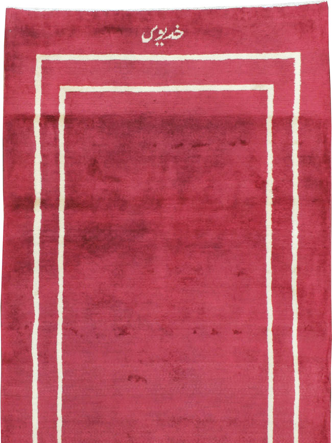 Vintage Persian Mashad Modernist Runner, No.18686 - Galerie Shabab