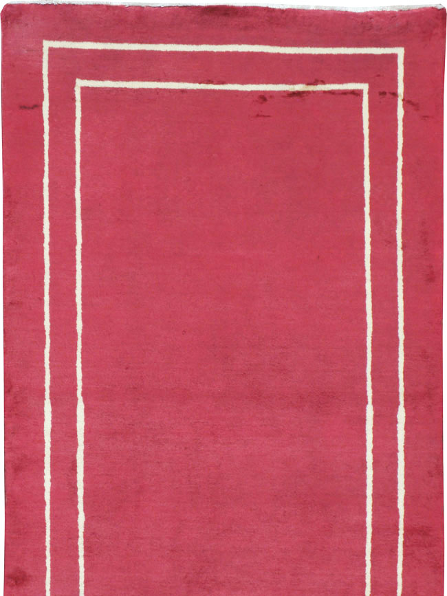 Vintage Persian Mashad Modernist Runner, No.18686 - Galerie Shabab