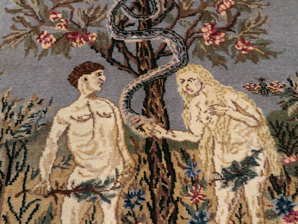 Vintage Turkish Sivas Pictorial Rug, No.18696 - Galerie Shabab