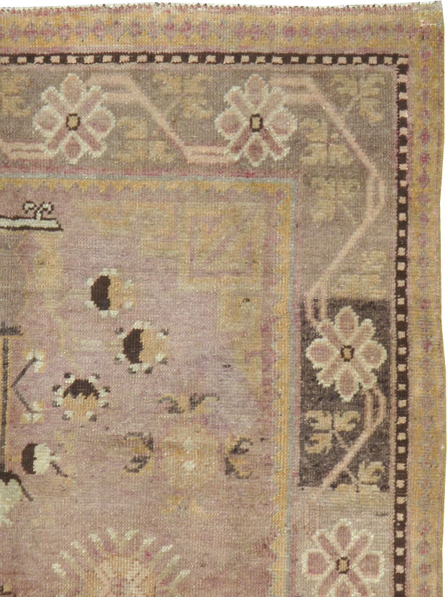 Vintage East Turkestan Khotan Rug, No.18708 - Galerie Shabab