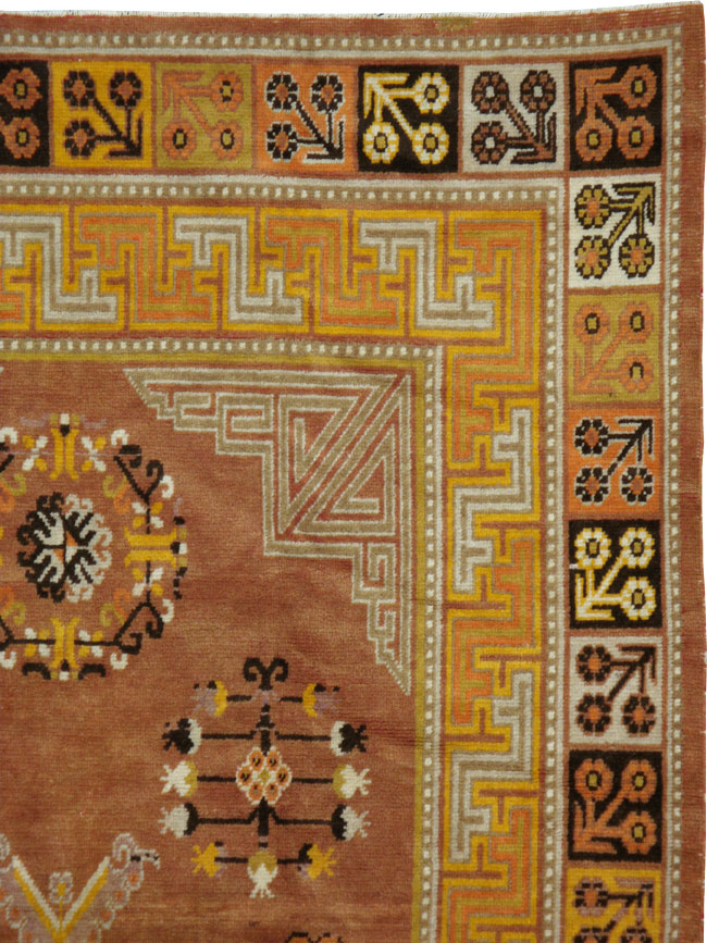 Antique Khotan Carpet, No.18709 - Galerie Shabab