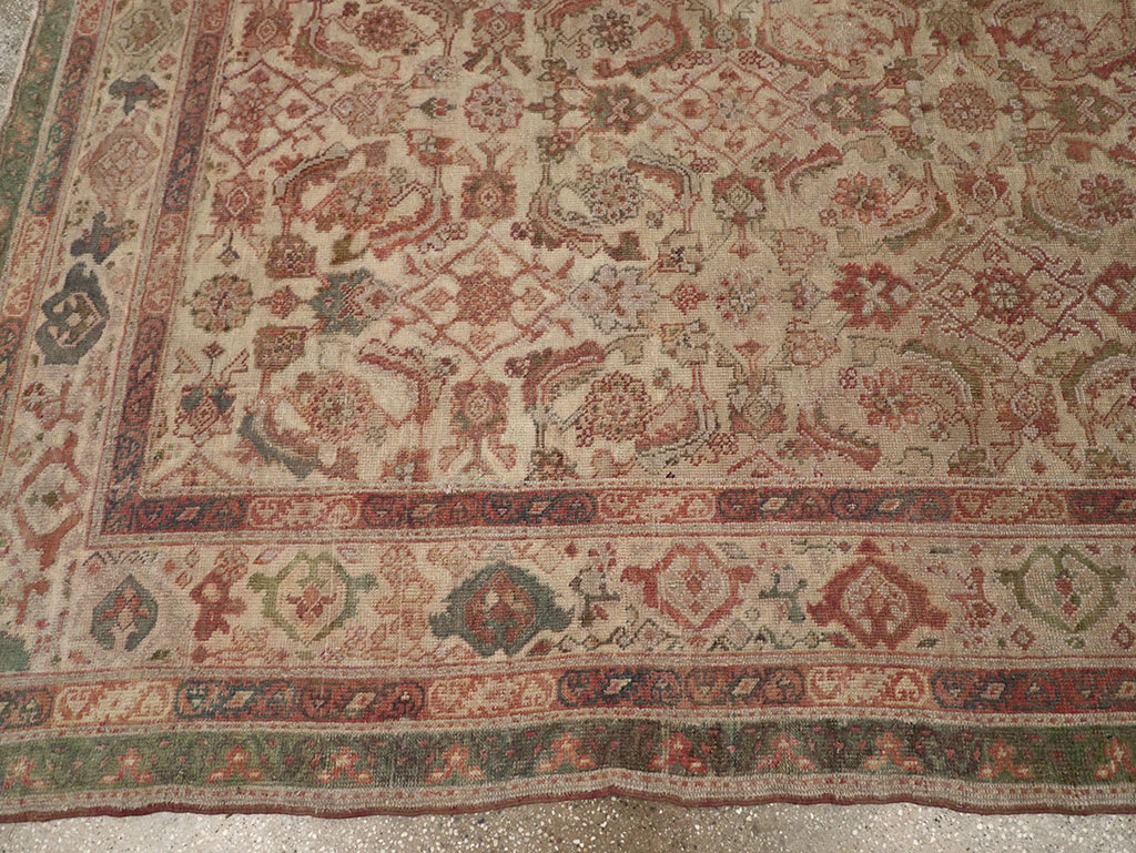 Vintage Indian Lahore Room Size Carpet, No.18710 - Galerie Shabab