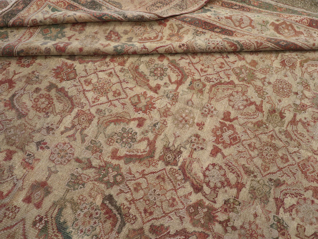Vintage Indian Lahore Room Size Carpet, No.18710 - Galerie Shabab