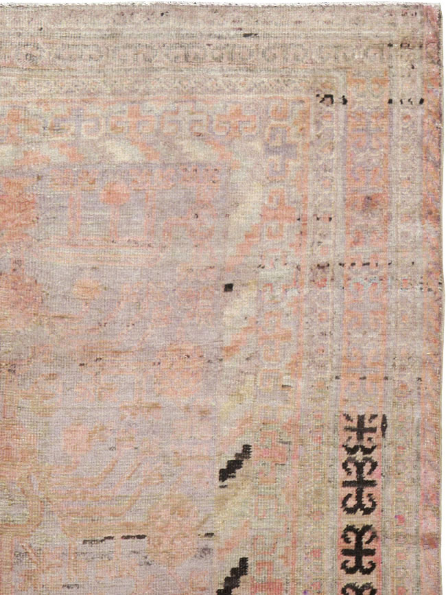 Vintage East Turkestan Khotan Rug, No.18718 - Galerie Shabab