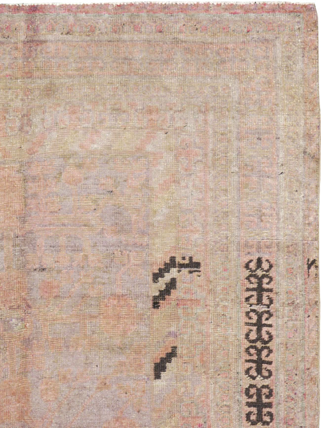 Vintage East Turkestan Khotan Rug, No.18718 - Galerie Shabab