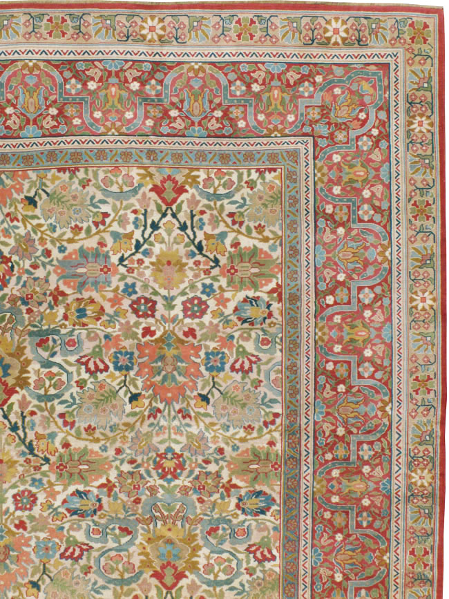 Antique Indian Lahore Carpet, No.18725 - Galerie Shabab