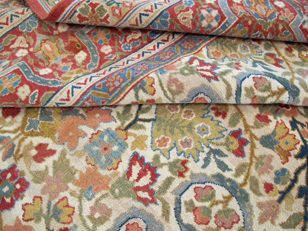 Antique Indian Lahore Carpet, No.18725 - Galerie Shabab