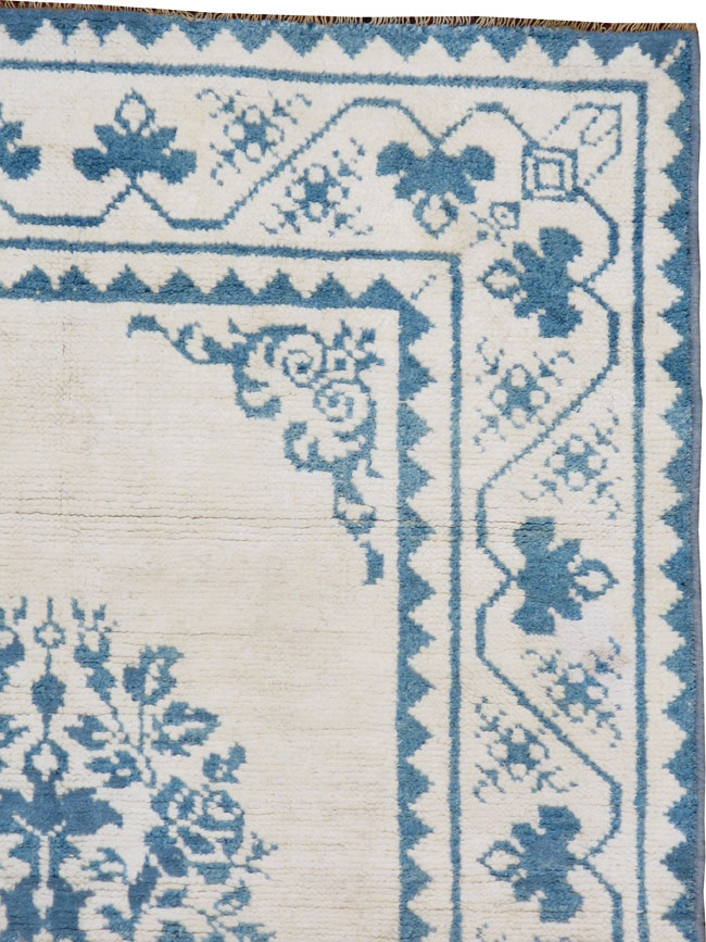 Antique Cotton Agra Rug, No.18729 - Galerie Shabab