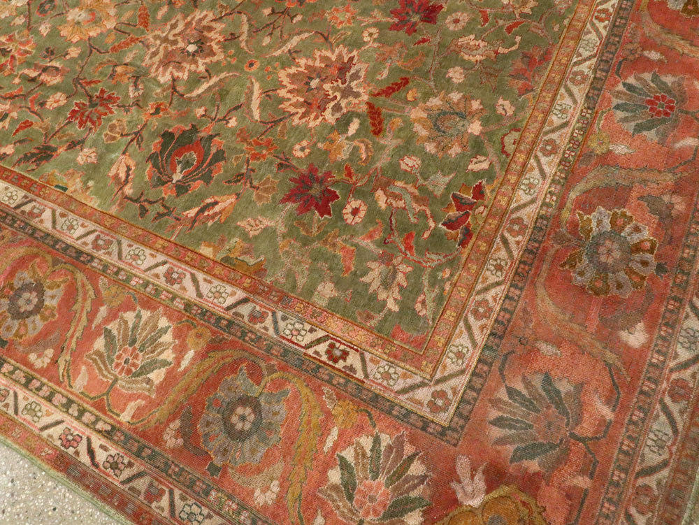 Antique Indian Amritsar Carpet, No.18732 - Galerie Shabab