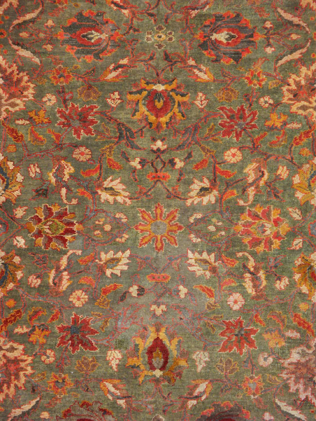 Antique Indian Amritsar Carpet, No.18732 - Galerie Shabab