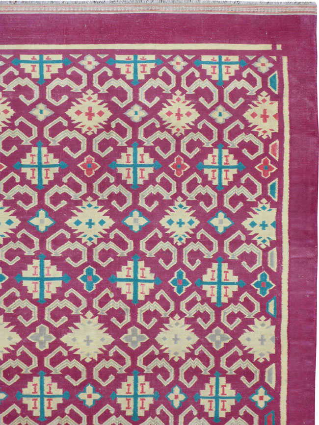 Antique Dhurrie, No.18733 - Galerie Shabab