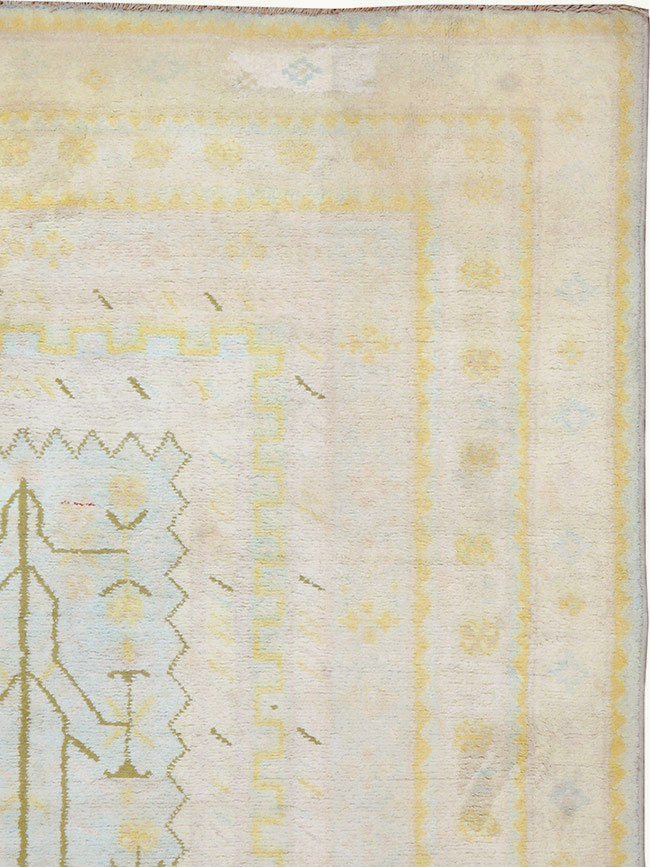 Vintage Indian Cotton Agra Rug, No.18735 - Galerie Shabab