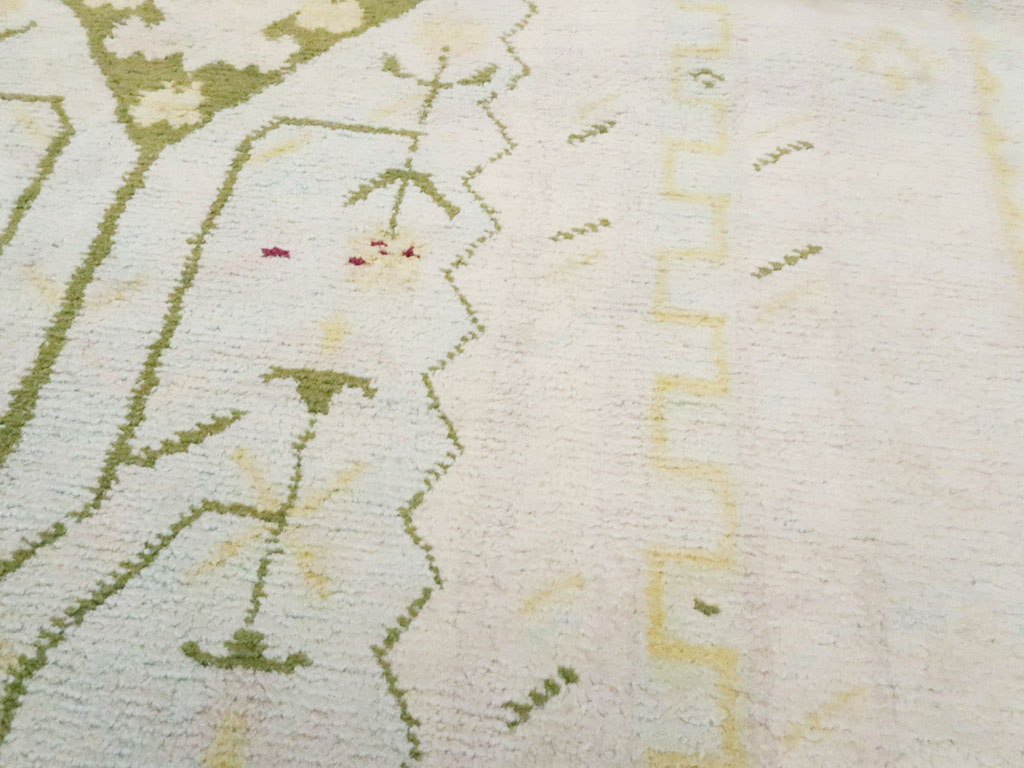 Vintage Indian Cotton Agra Rug, No.18735 - Galerie Shabab