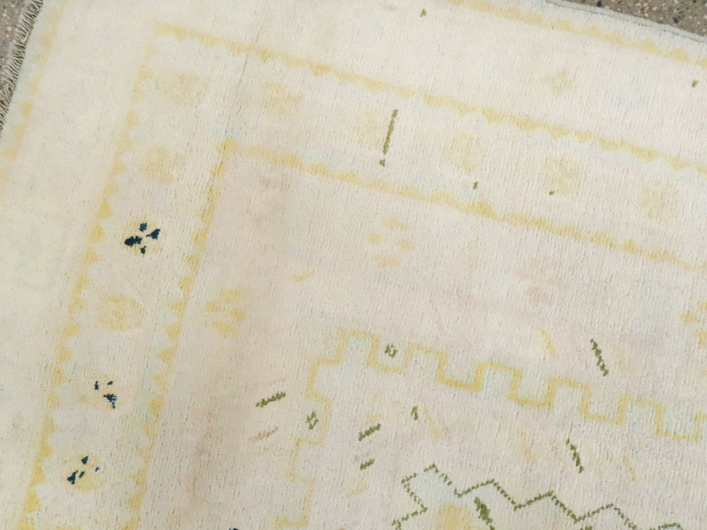 Vintage Indian Cotton Agra Rug, No.18735 - Galerie Shabab