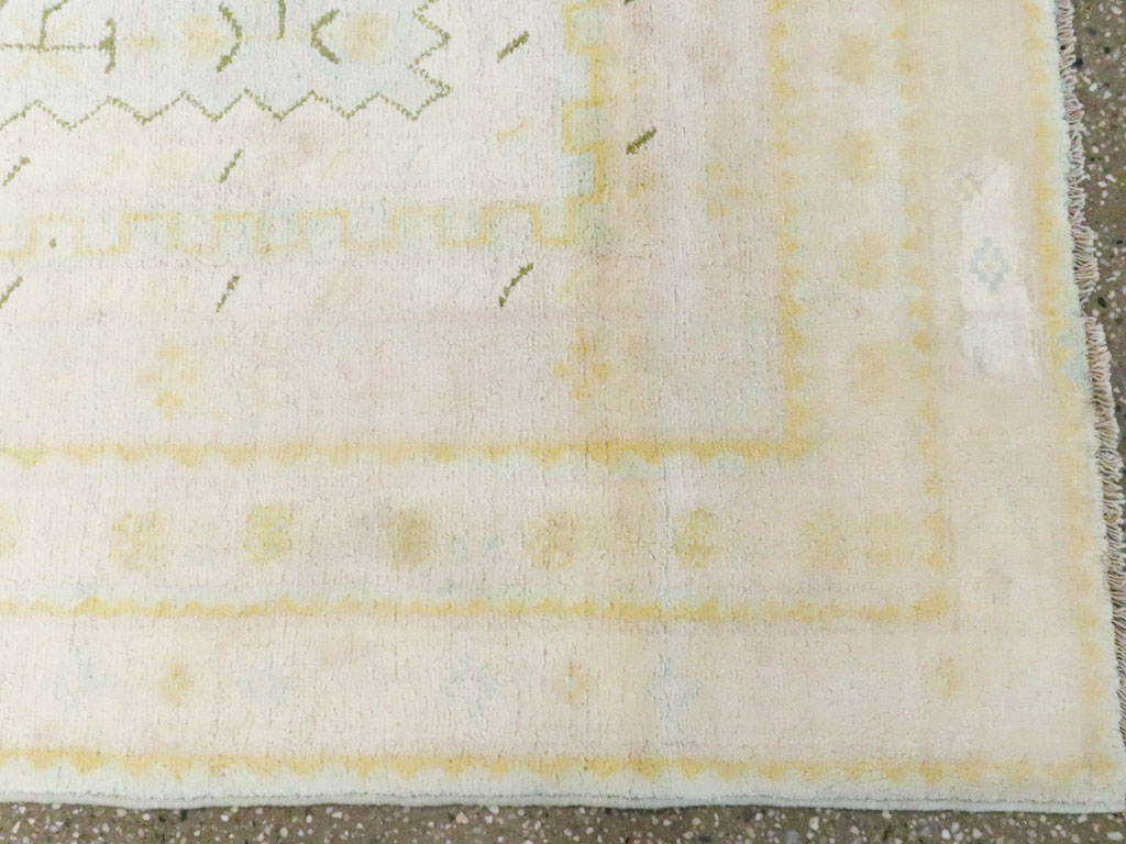 Vintage Indian Cotton Agra Rug, No.18735 - Galerie Shabab