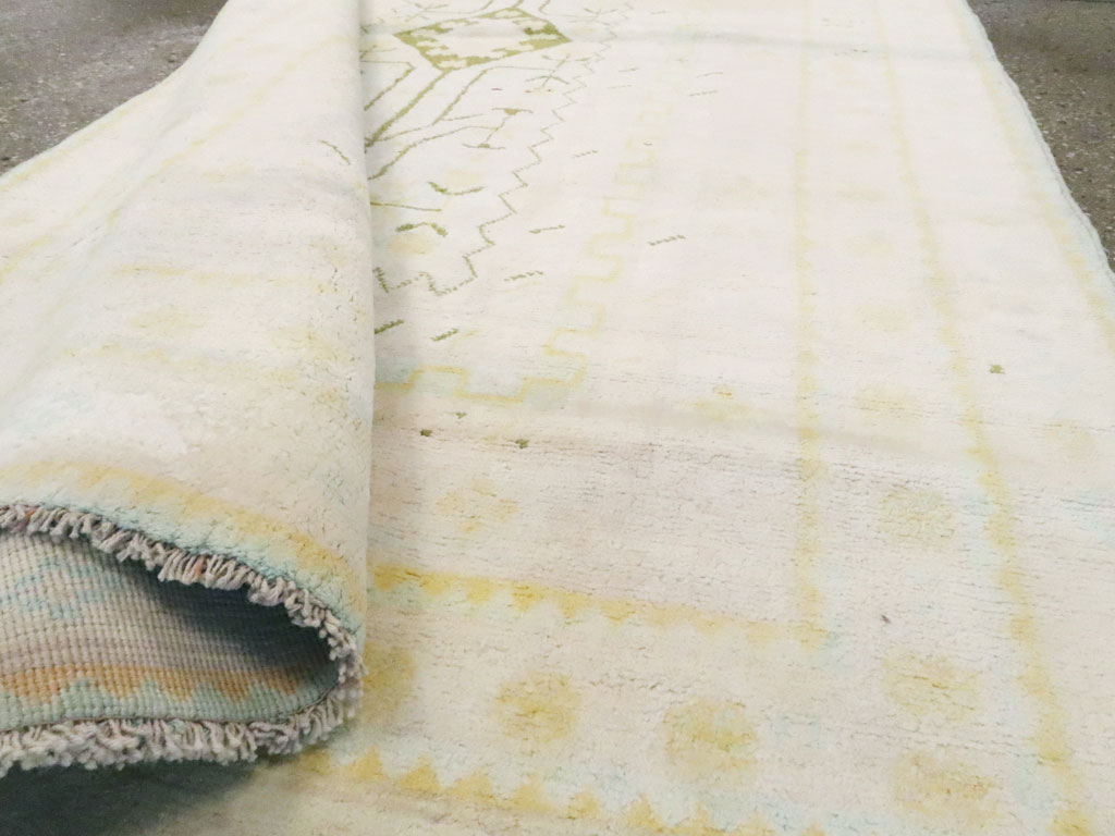 Vintage Indian Cotton Agra Rug, No.18735 - Galerie Shabab