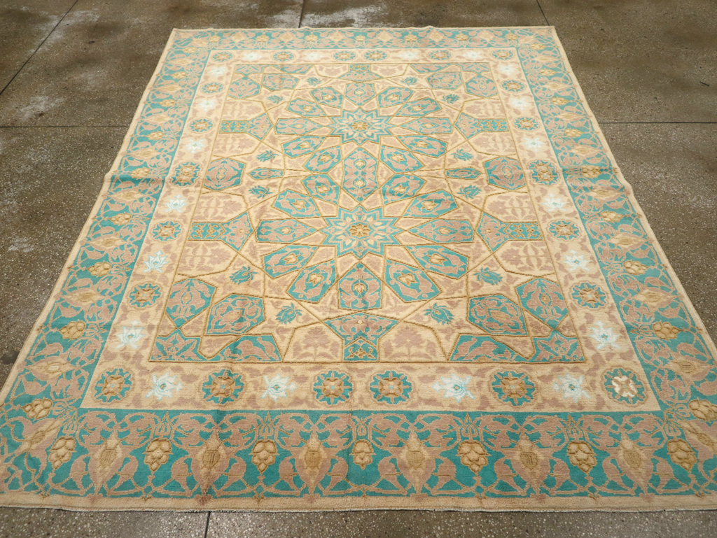 Antique Indian Cotton Agra Carpet, No.18741 - Galerie Shabab