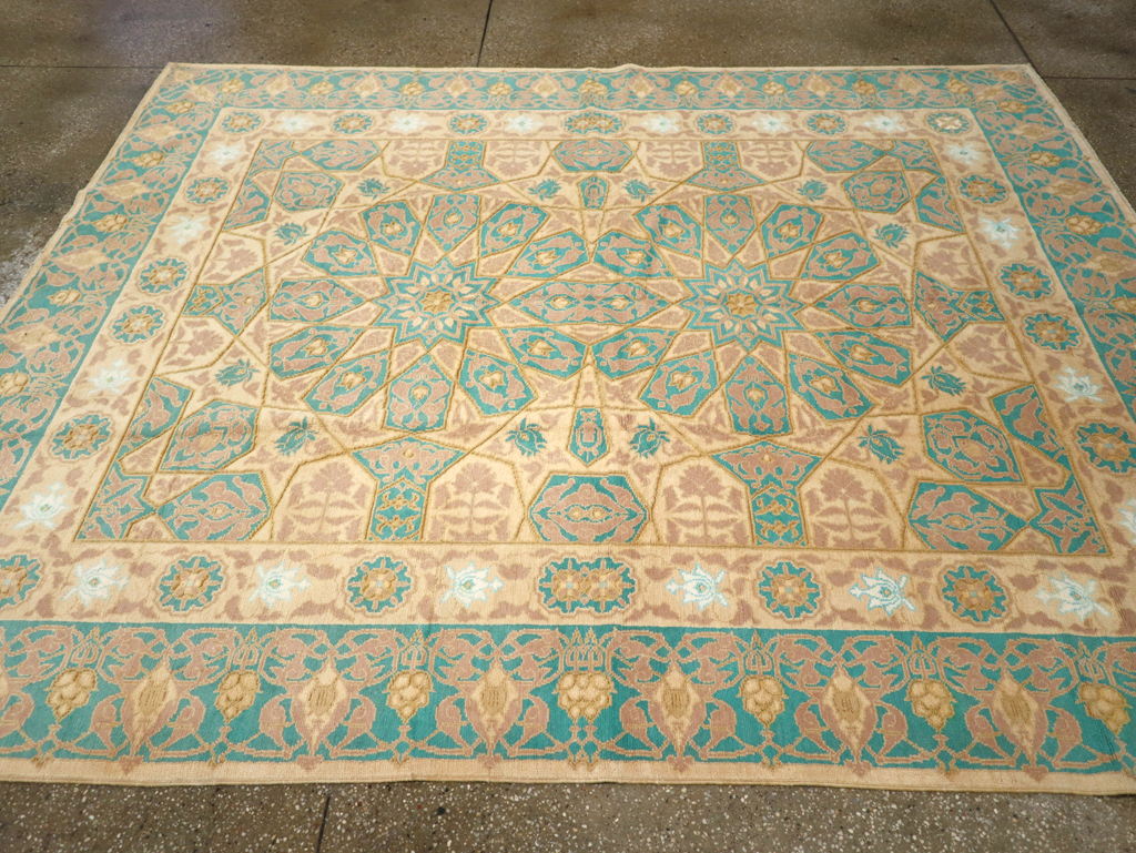 Antique Indian Cotton Agra Carpet, No.18741 - Galerie Shabab