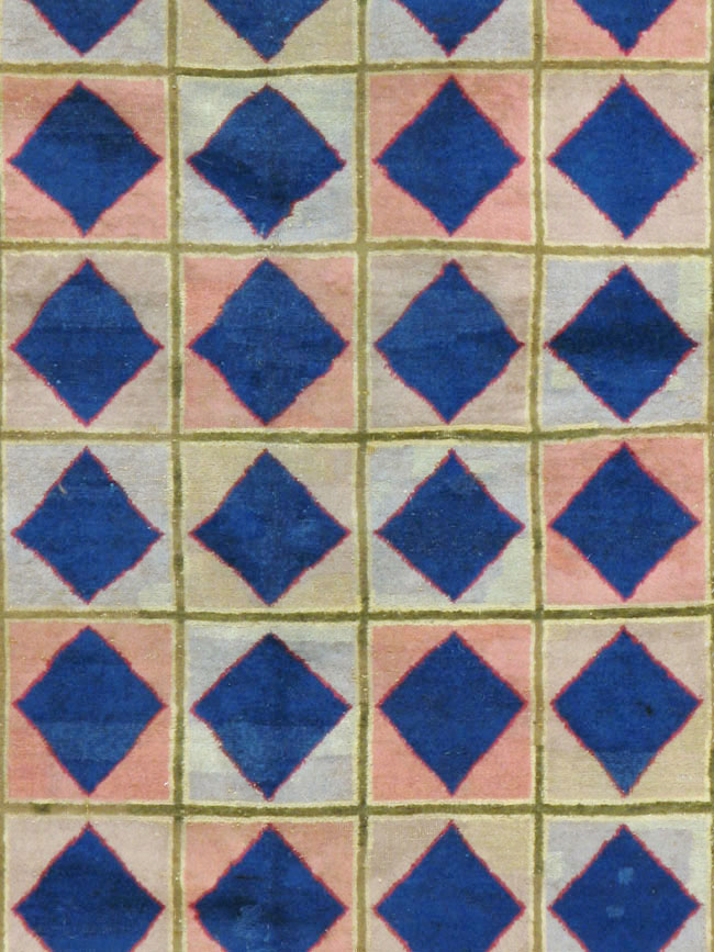Vintage Indian Art Deco Carpet, No.18745 - Galerie Shabab
