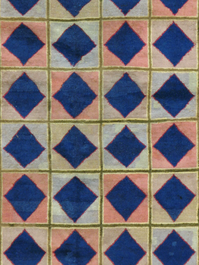 Vintage Indian Art Deco Carpet, No.18745 - Galerie Shabab