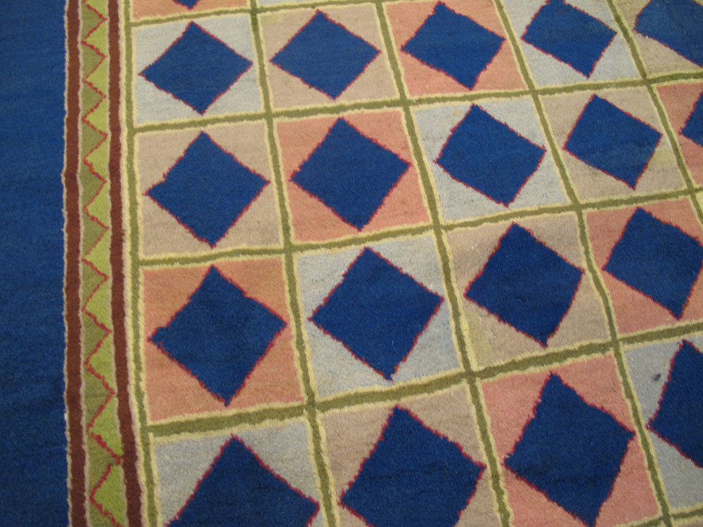 Vintage Indian Art Deco Carpet, No.18745 - Galerie Shabab