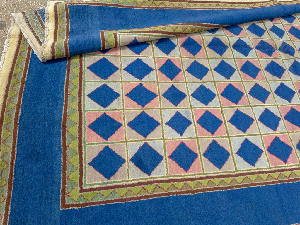 Vintage Indian Art Deco Carpet, No.18745 - Galerie Shabab