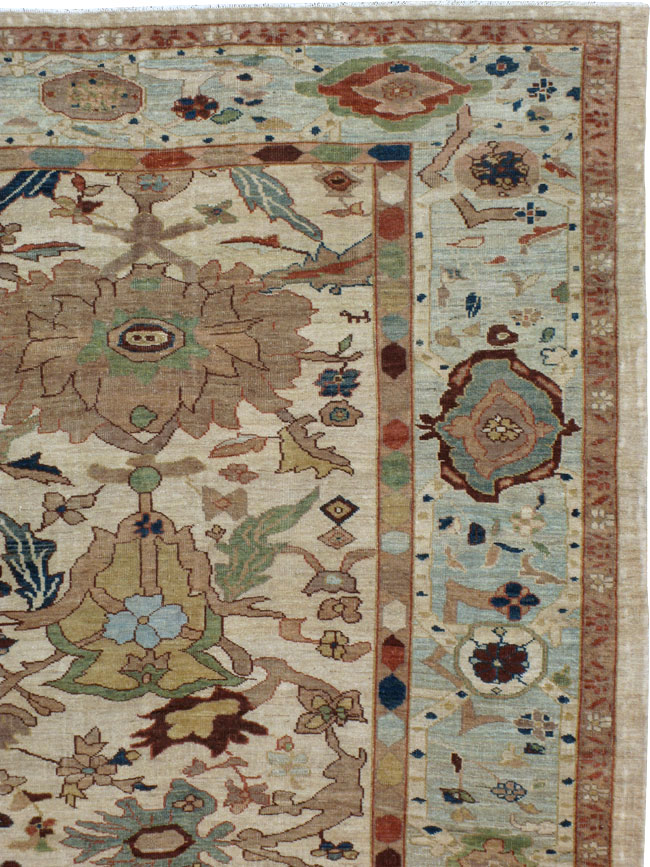 Antique Persian Mahal Carpet, No.18766 - Galerie Shabab