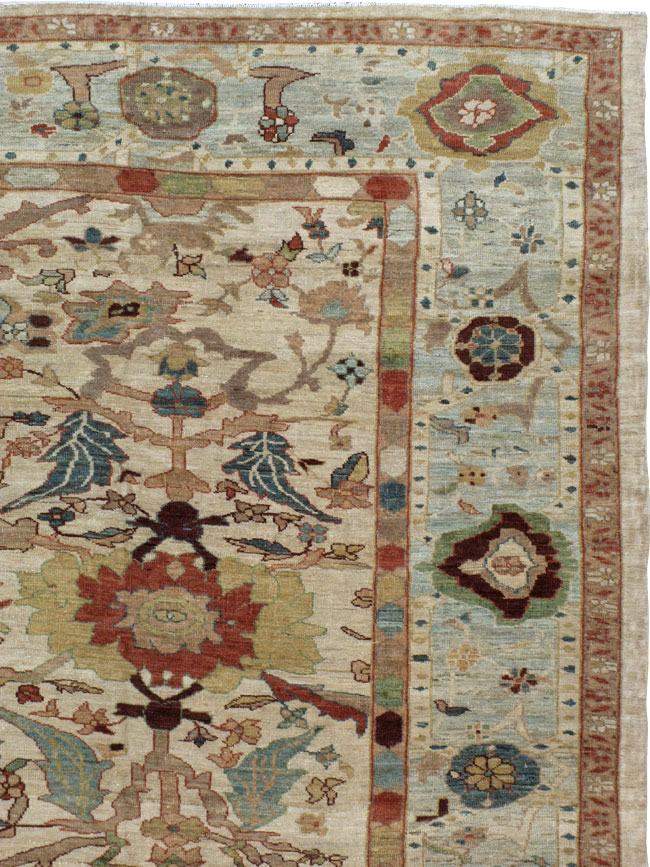 Antique Persian Mahal Carpet, No.18766 - Galerie Shabab