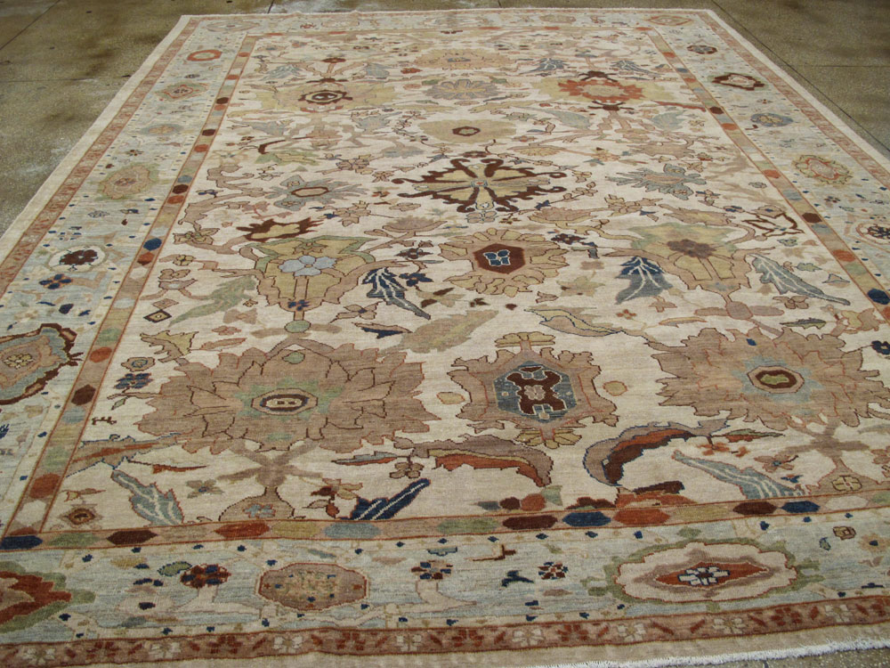 Antique Persian Mahal Carpet, No.18766 - Galerie Shabab