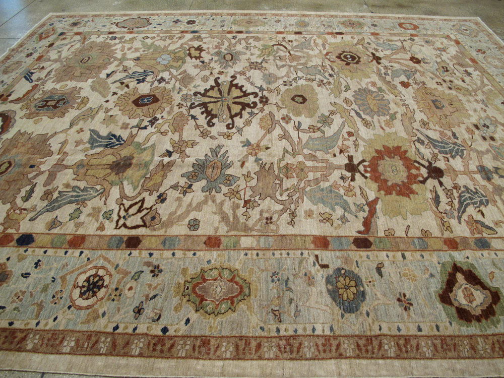 Antique Persian Mahal Carpet, No.18766 - Galerie Shabab