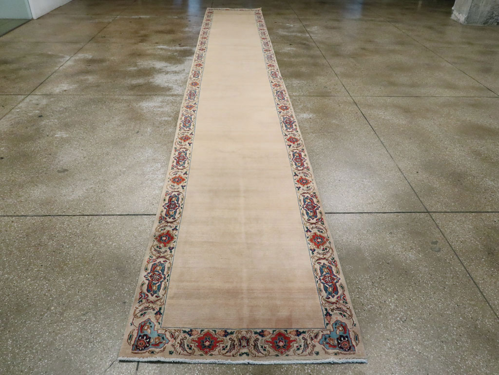Vintage Persian Mashad Long Runner, No.18780 - Galerie Shabab