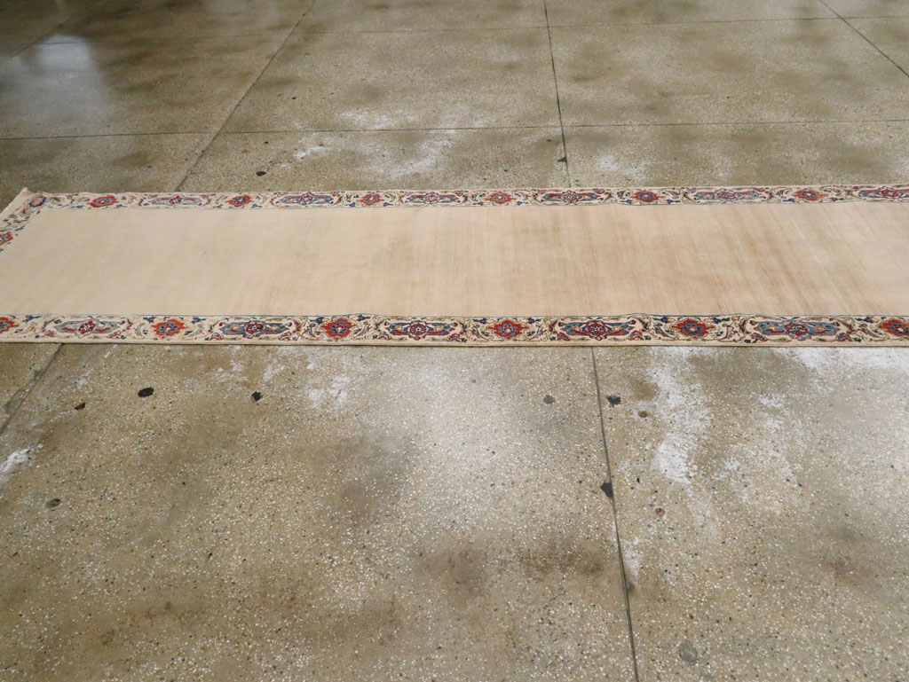 Vintage Persian Mashad Long Runner, No.18780 - Galerie Shabab