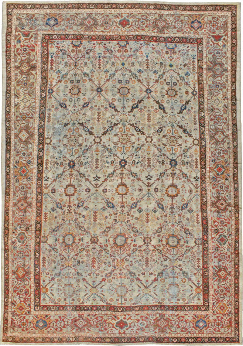 Antique Persian Mahal Carpet, No.18783 - Galerie Shabab