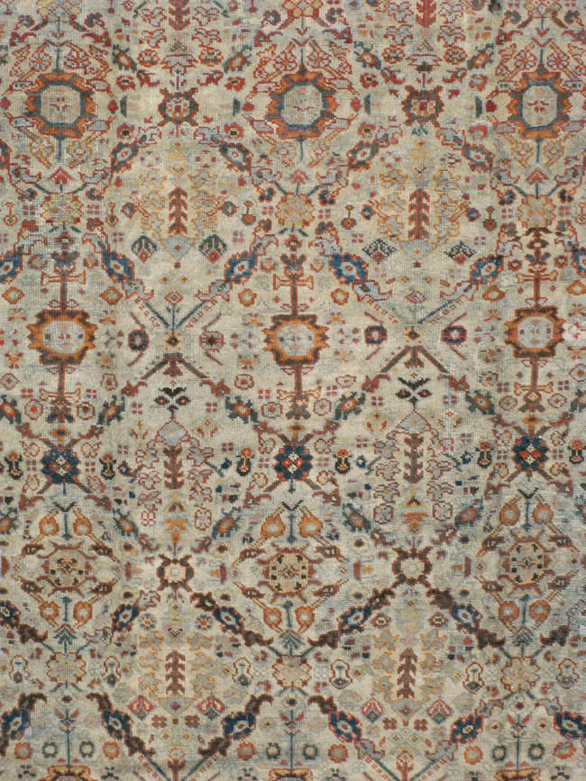Antique Persian Mahal Carpet, No.18783 - Galerie Shabab