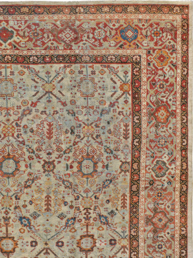 Antique Persian Mahal Carpet, No.18783 - Galerie Shabab