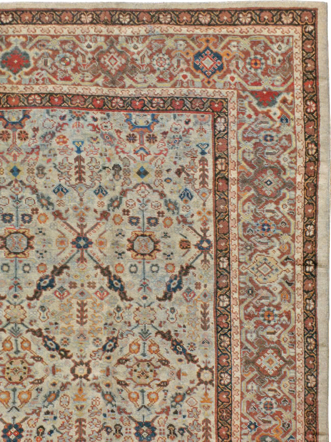 Antique Persian Mahal Carpet, No.18783 - Galerie Shabab