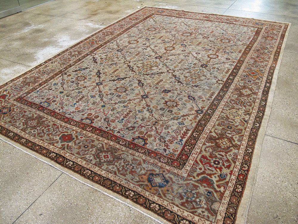 Antique Persian Mahal Carpet, No.18783 - Galerie Shabab