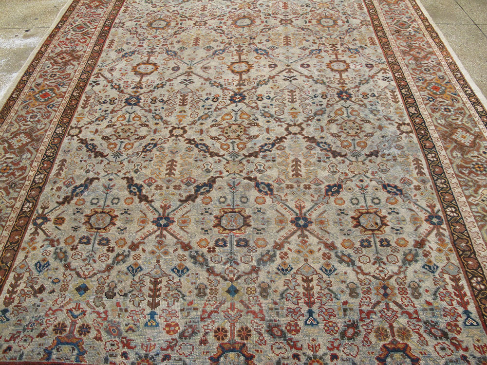 Antique Persian Mahal Carpet, No.18783 - Galerie Shabab