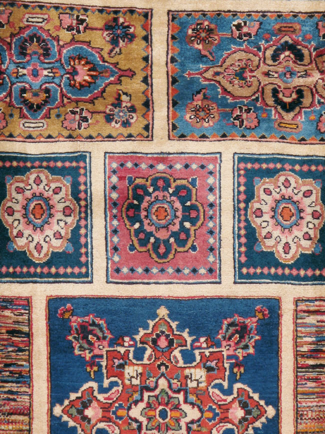 Vintage Persian Mashad Carpet, No.18790 - Galerie Shabab