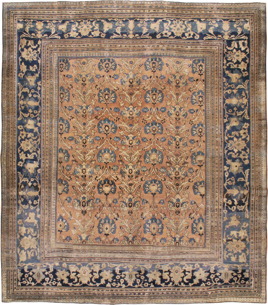 Antique Persian Khorossan Square Carpet, No.18793 - Galerie Shabab