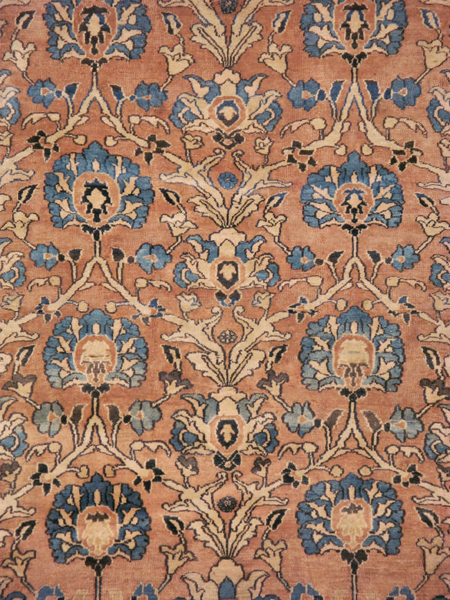 Antique Persian Khorossan Square Carpet, No.18793 - Galerie Shabab