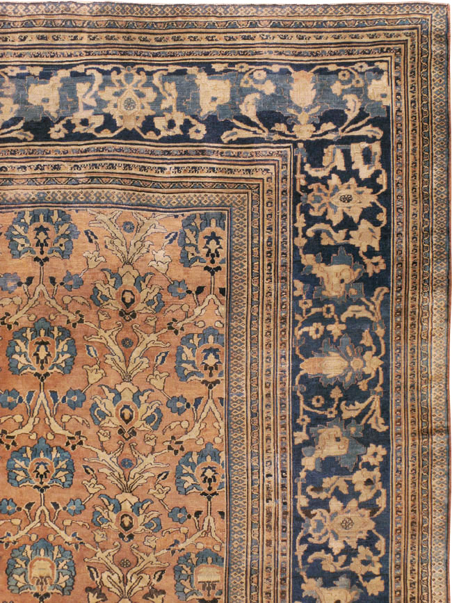 Antique Persian Khorossan Square Carpet, No.18793 - Galerie Shabab