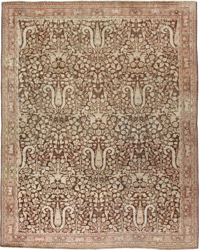 Antique Persian Mashad Carpet, No.18798 - Galerie Shabab