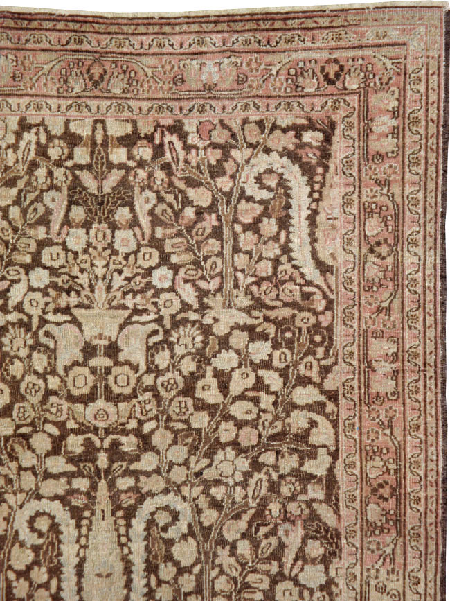 Antique Persian Mashad Carpet, No.18798 - Galerie Shabab