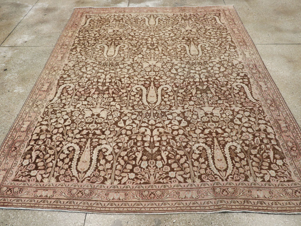 Antique Persian Mashad Carpet, No.18798 - Galerie Shabab