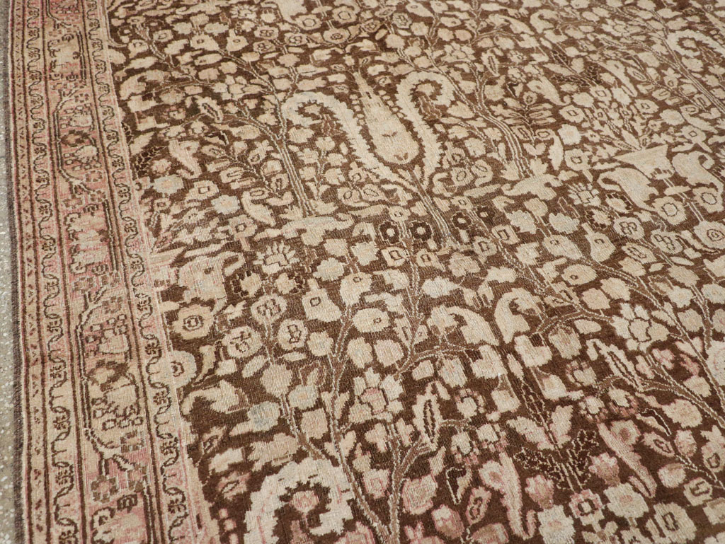 Antique Persian Mashad Carpet, No.18798 - Galerie Shabab