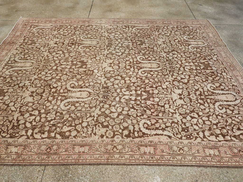 Antique Persian Mashad Carpet, No.18798 - Galerie Shabab