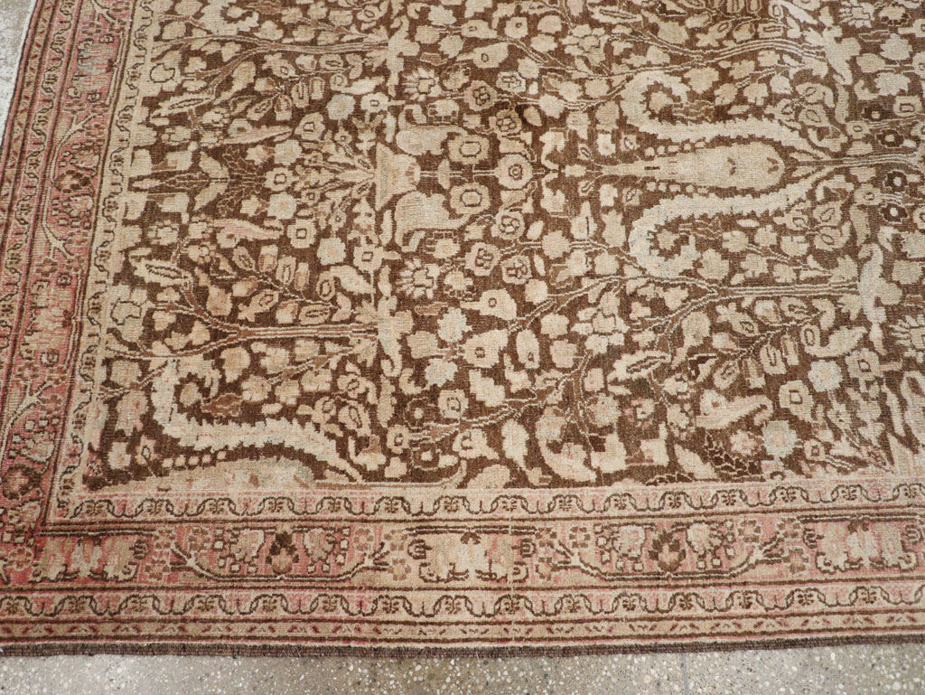 Antique Persian Mashad Carpet, No.18798 - Galerie Shabab